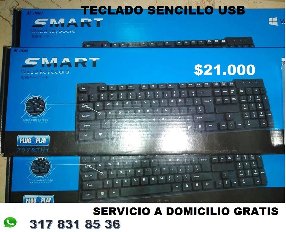 Teclado sencillo usb