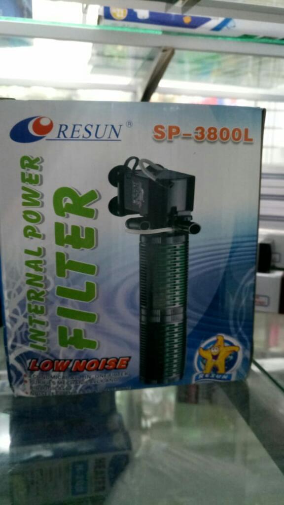 Motor con Filtro Sumergible para Acuario