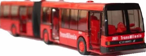 Bus Transmilenio Articulado Metalico Maisto Original Nuevo