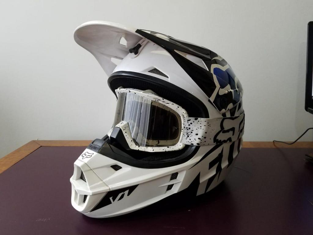 CASCO FOX V1 CON GOOGLES