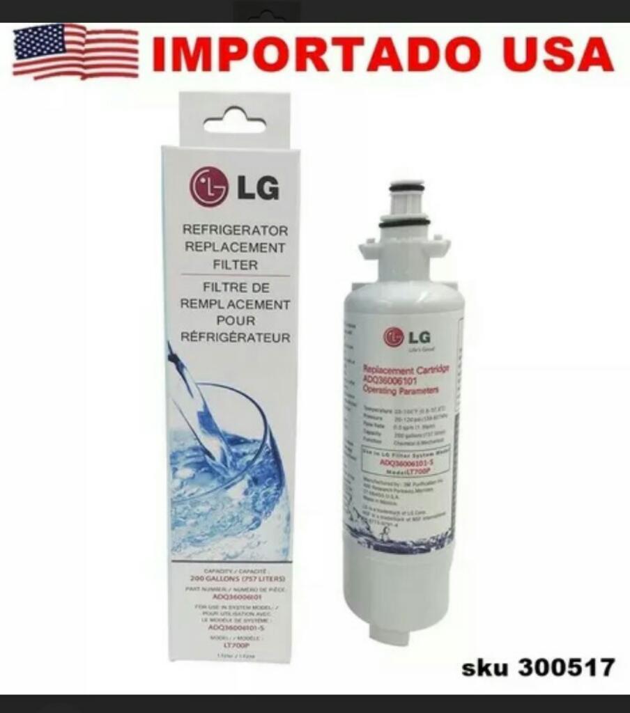 Filtro de Agua Lg Nevera Lt700p Adq