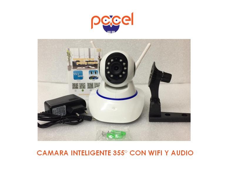 Camara Inteligente 355° Con Wifi Y Audio FULL HD Pccel