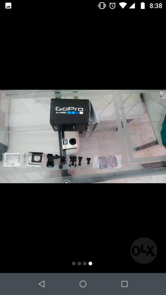 Gopro 4 Black 4k con Todos Sus Accesorio