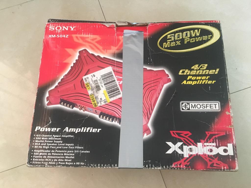 Planta Amplificador Sony Xplod Xm504Z