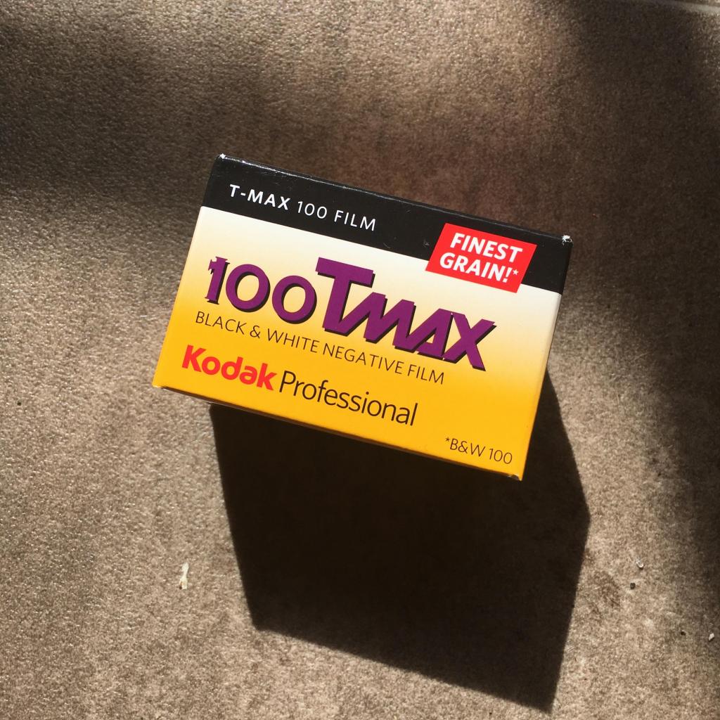 Rollos fotográficos Kodak Tmax 100 Blanco y negro