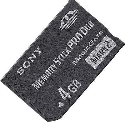 SONY memory stick pro duo mark 2 4GB