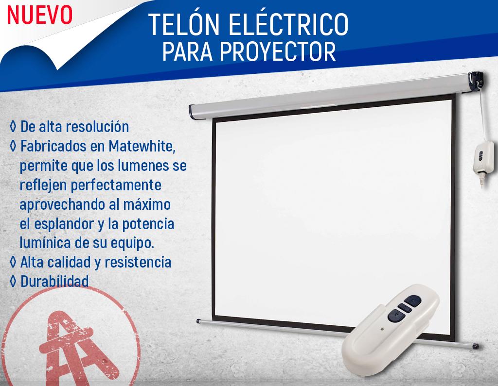 TELONES ELÉCTRICOS PARA PROYECCIÓN DE CUALQUIER MEDIDA