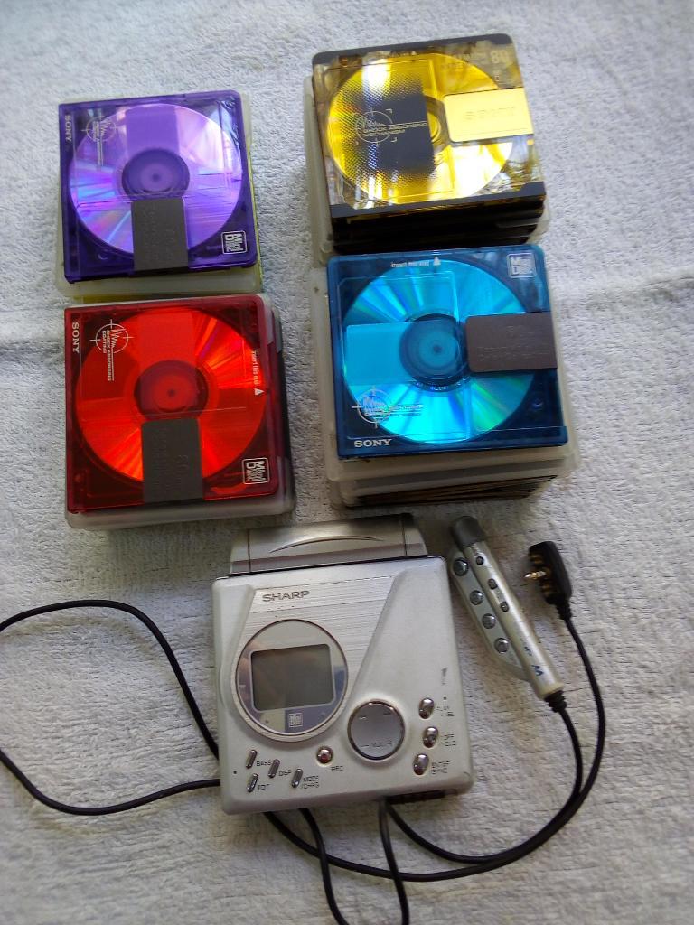 Vendo Cambio Minidisc Sharp 90's