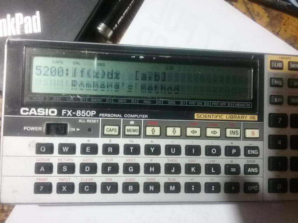 Calculadora Casio Fx880 P Mancha Fotos R