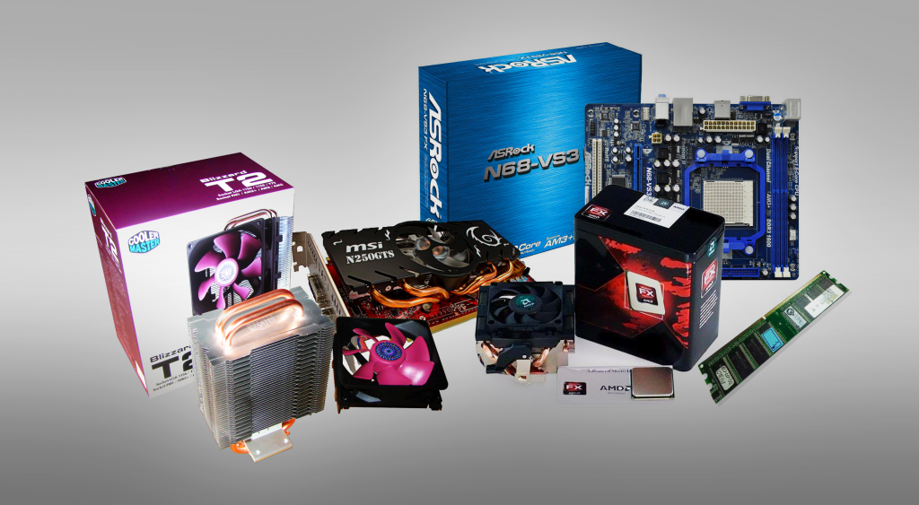 Combo AMD FX  Black Edition, Board AsrokN68VS3, Ram 4GB