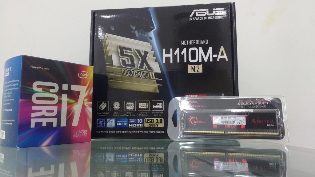 Combo con Procesador i7 Board, Memoria de 8Gb y Procesador