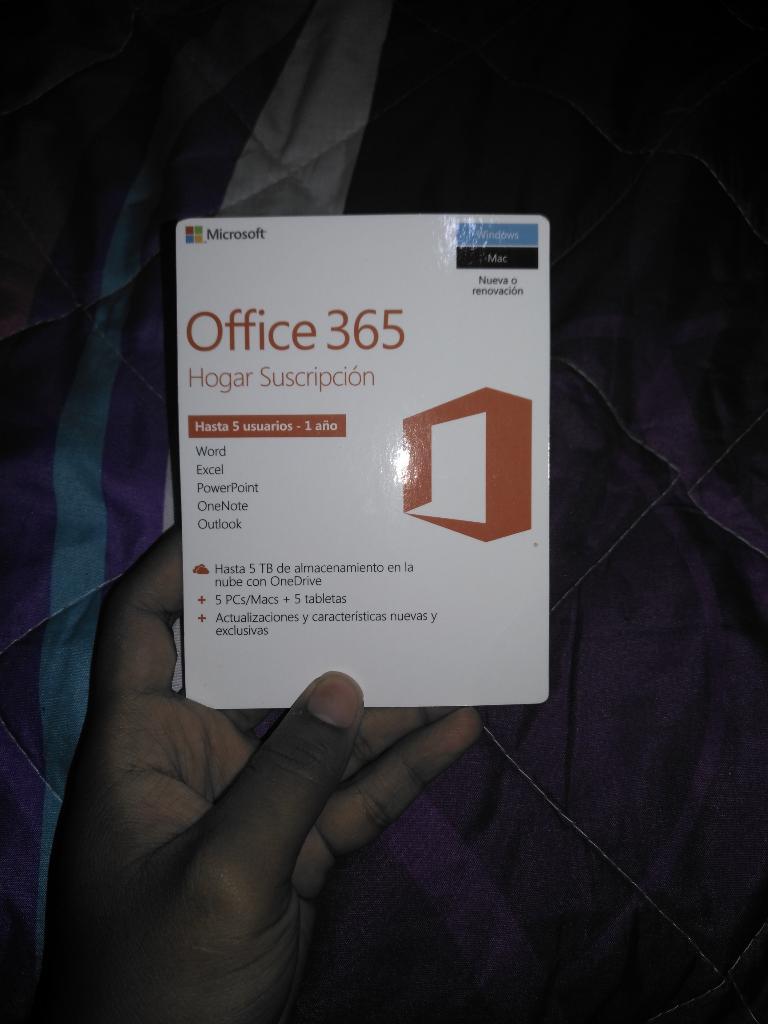 Office 365 Hogar S. para 5 Usuarios