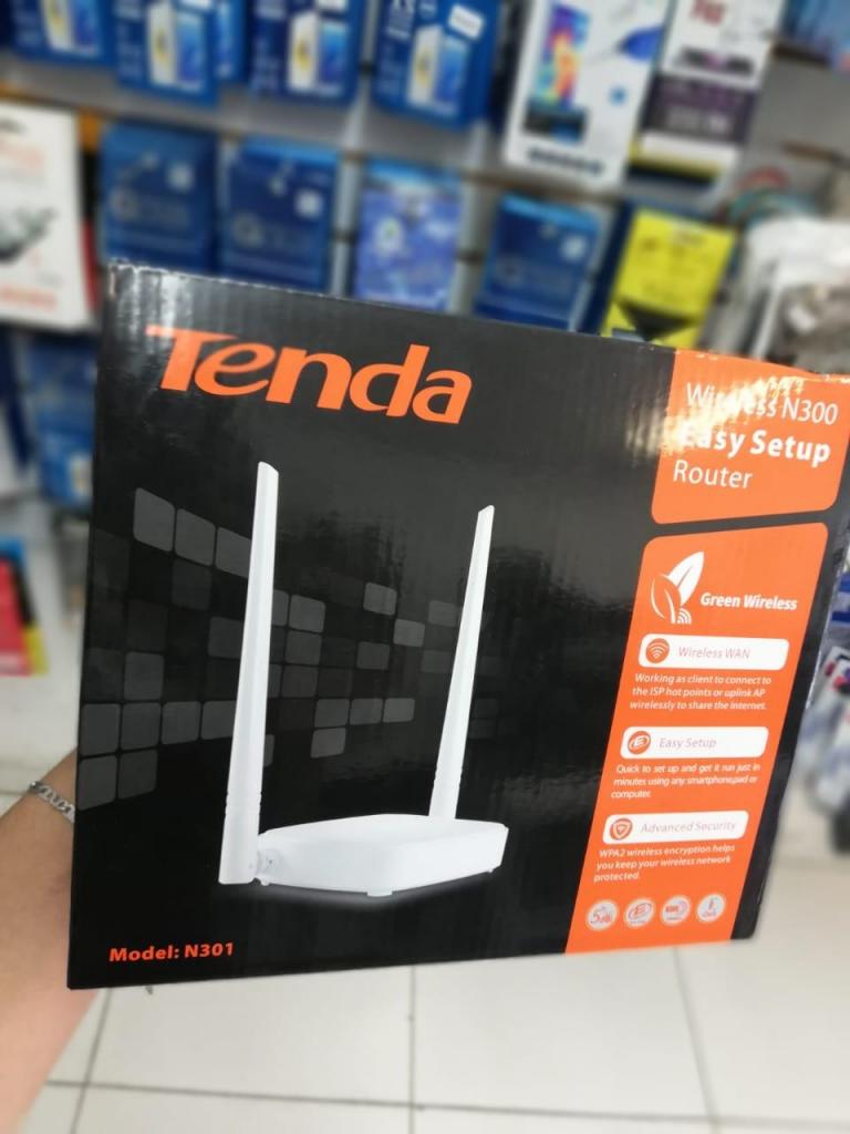 Router Tenda 2 Antenas 300MBPS Nuevo Repetidor Wifi