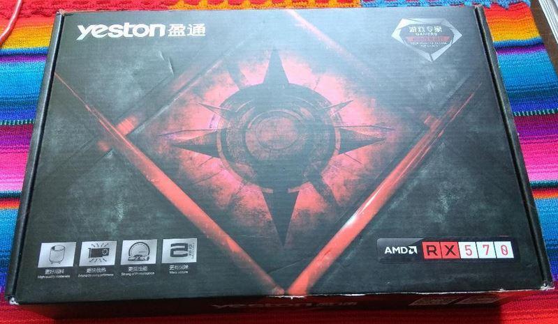 Yeston AMD Radeon RXGB GDDR5 Tarjeta Gráfica Nueva