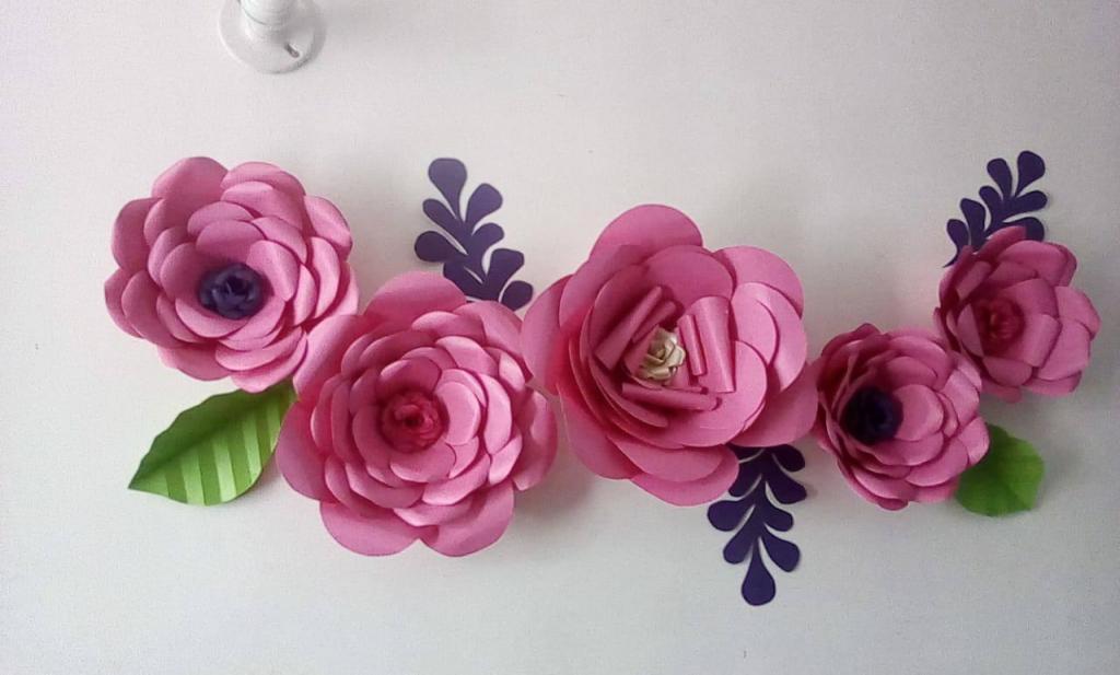 flores para decoracion de fiestas x5