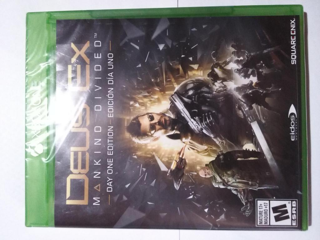 Deus Ex Mankind Divided Xbox One Nuevo en Fisico