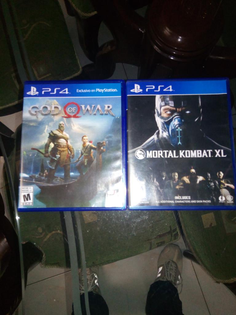 God Of War 4 Y Mortal Kombat Xl