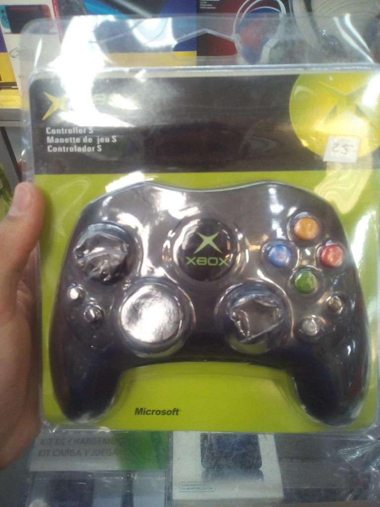 MANDO XBOX 1 CLASICO copia sellado xbox negra