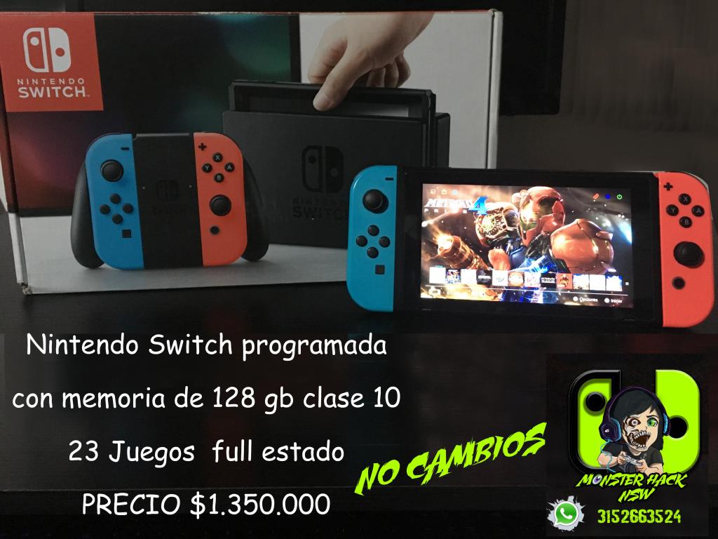 NINTENDO SWITCH PROGRAMADA