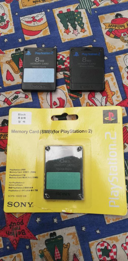 PS2 MEMORY CARDS 8MB A DOMICILIO