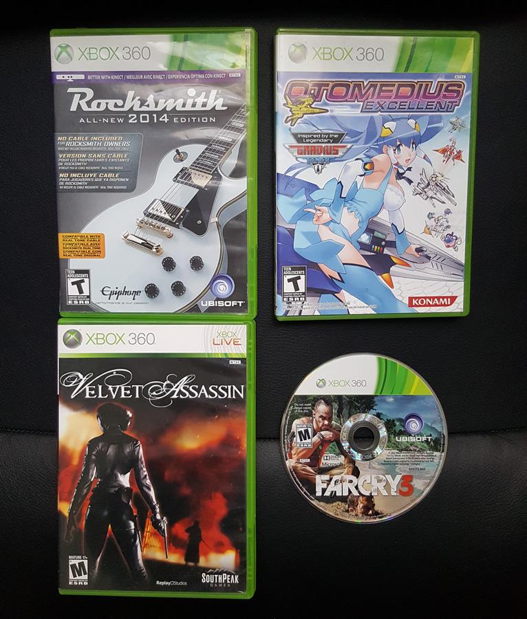 Video juegos originales Xbox 360, Velvet Assassin, Farcry 3,