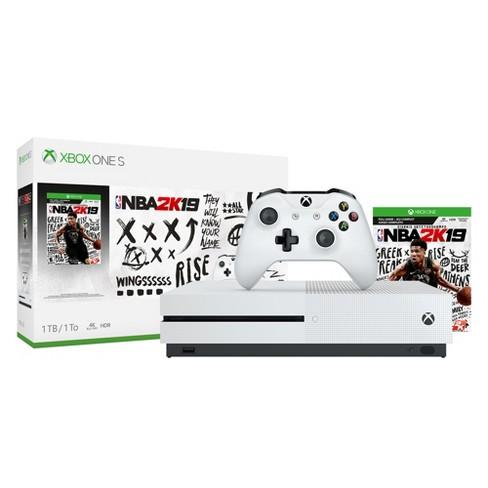 Xbox One S 1tb 4k Wifi Hdr con juego NBA 2K19 Sellada De