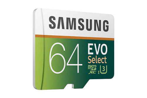 Memoria Sd 64gb Samsung Evo Select Micro U3 100mb/s + Rapida