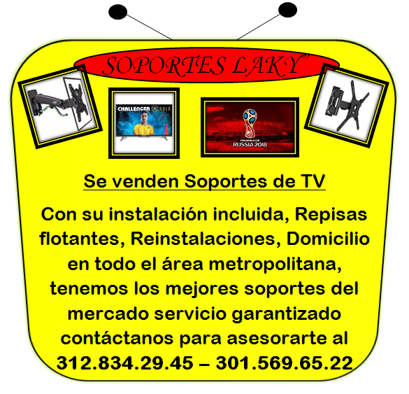GRAN PROMOCIÓN DE SOPORTES DE TV Y REPISAS FLOTANTES AL