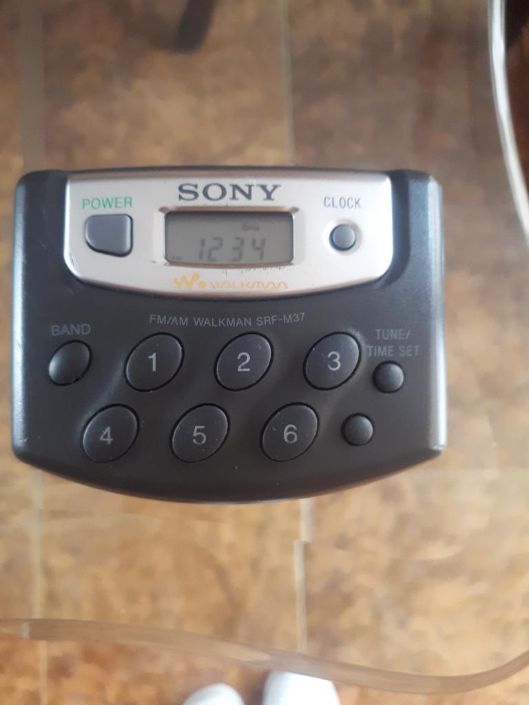 Radio Sony Digital. Walkman Srfm37.