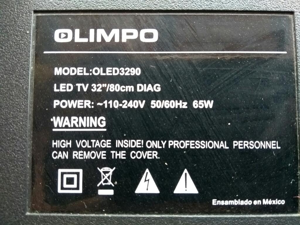 Tv Olimpo para Repuesto Oled