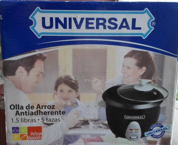 Olla Arrocera Universal 1,5 Libras Lnegro