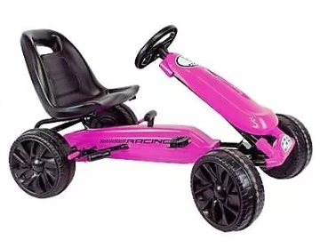 Carro tipo KART pedal cadena para niña