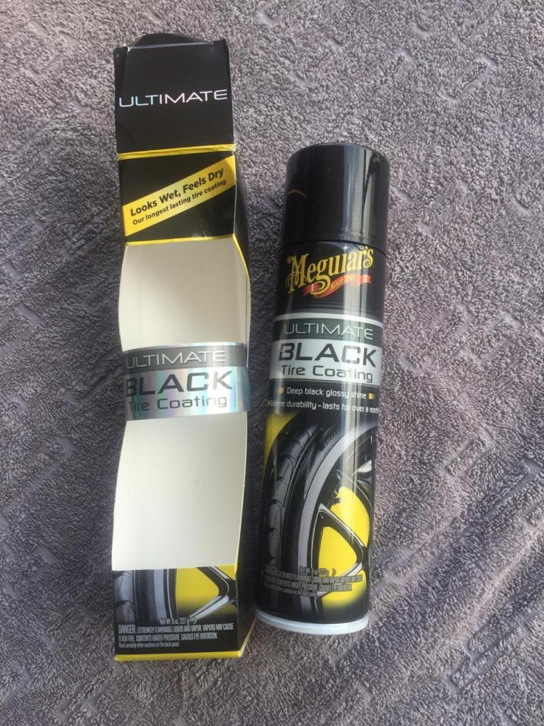 Meguiar’s tire couting! ultimate protectant