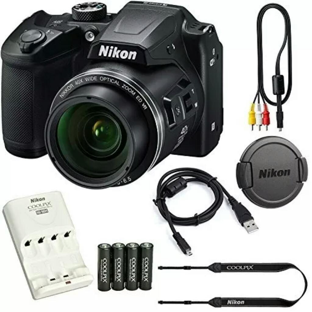 Camara Nikon B500 con Accesorios
