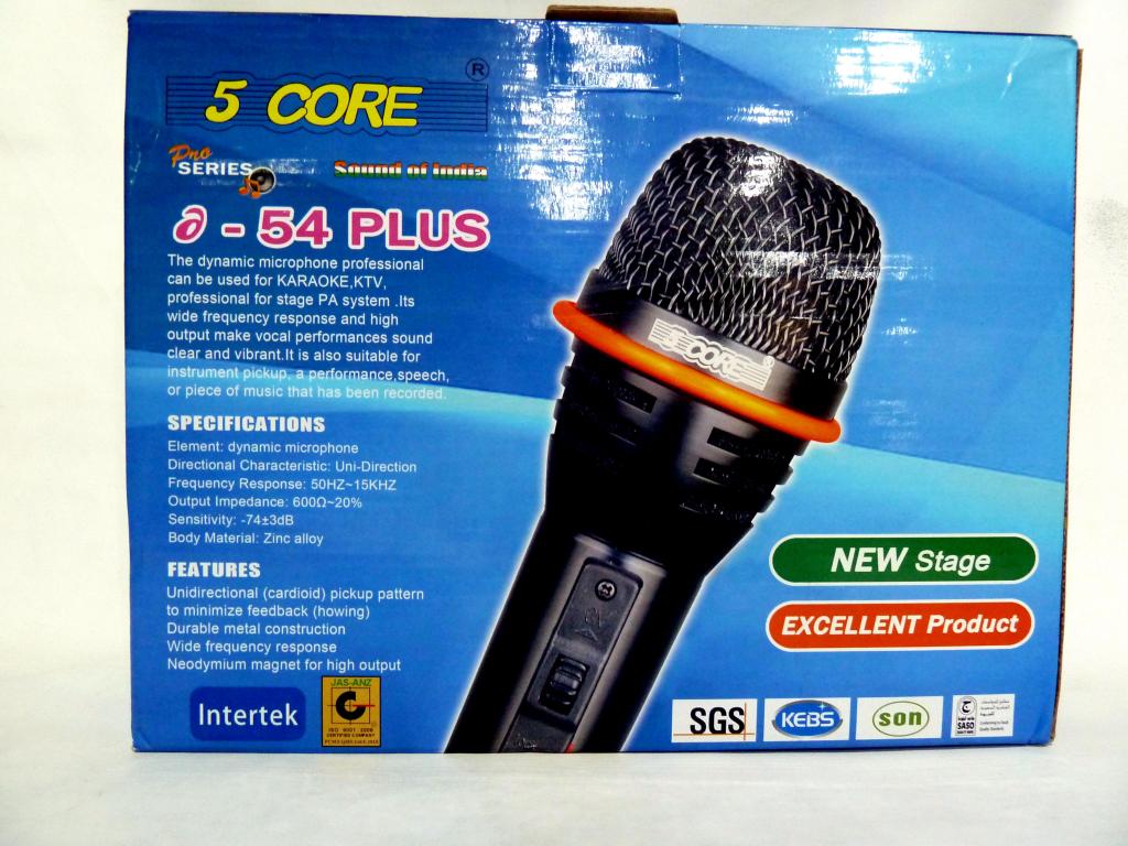Microfono Profesional Dinamico @54 Plus 5 Core