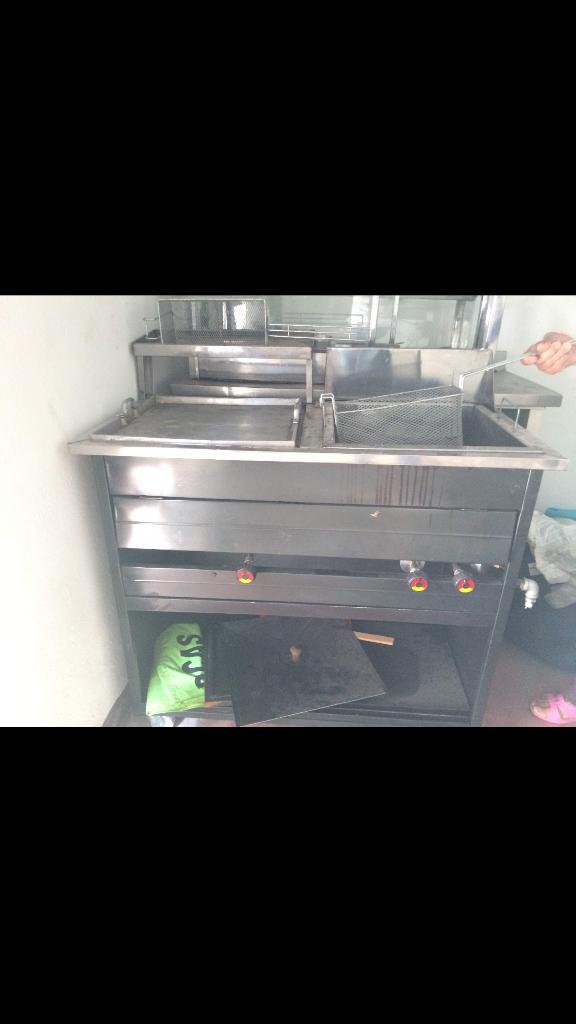 Vendo Asador Y Fritador Completo