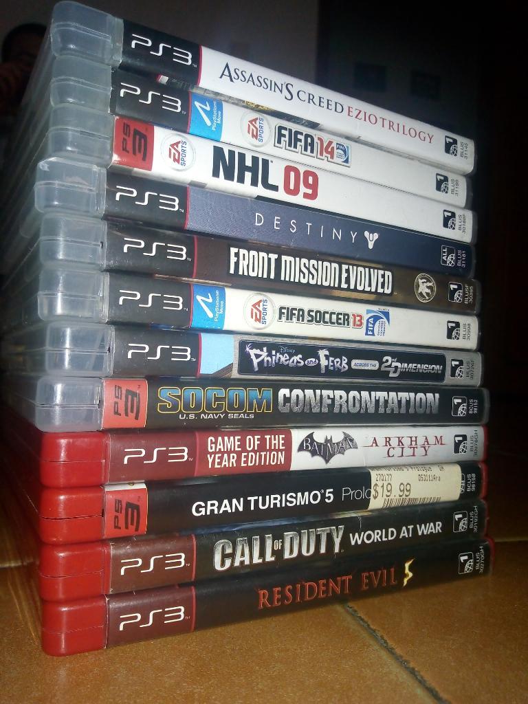 14 Juegos de Ps3 Control Azul para Ps3