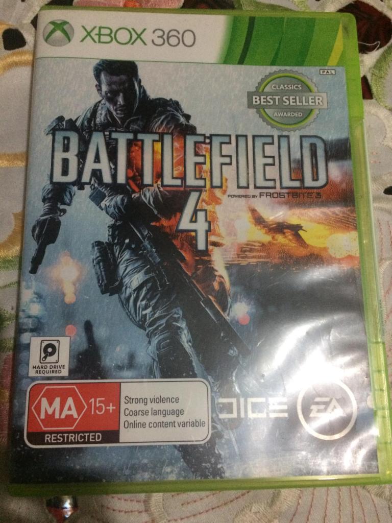 Battlefield 4 para Xbox 360 CD Original con sus 2 partes