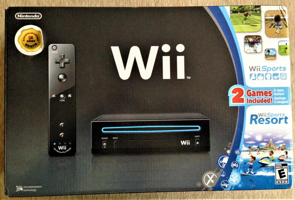 Nintendo Wii con Wii Sports y Wii Sports Resort