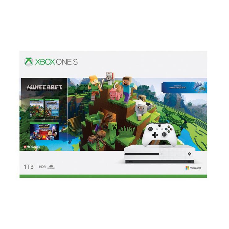 Xbox One S 1tb 4k Wifi Hdr combo Mine Craft Juego y 3