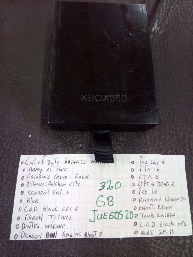 Disco Duro 320 Gb 20 Juegos 