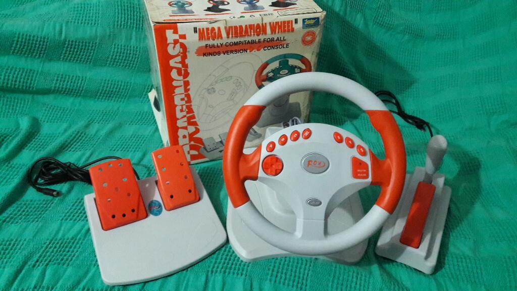 Dreamcast Volante,pedales Palanca Nuevo