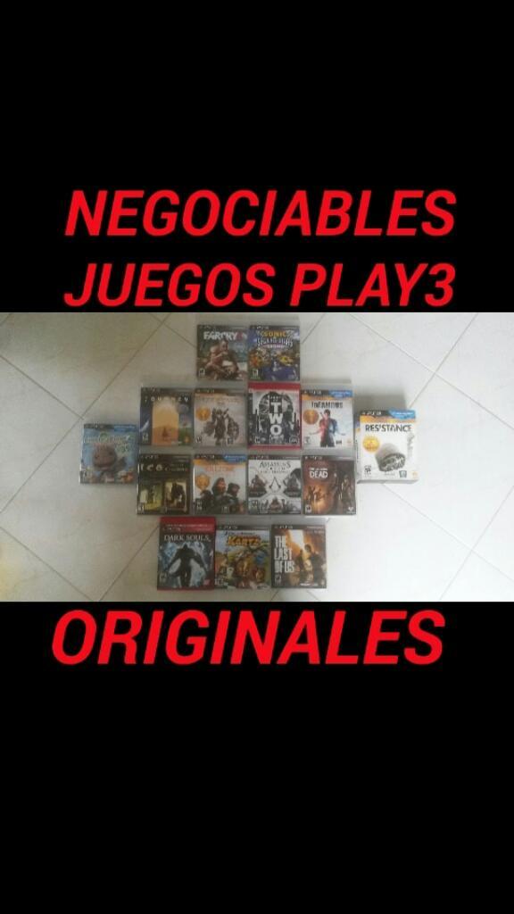 Juegos Play3 Originales