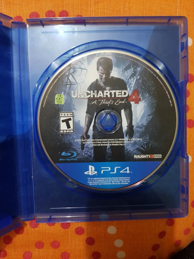 Vendo Video Uncharted4 Ps4 Excelente