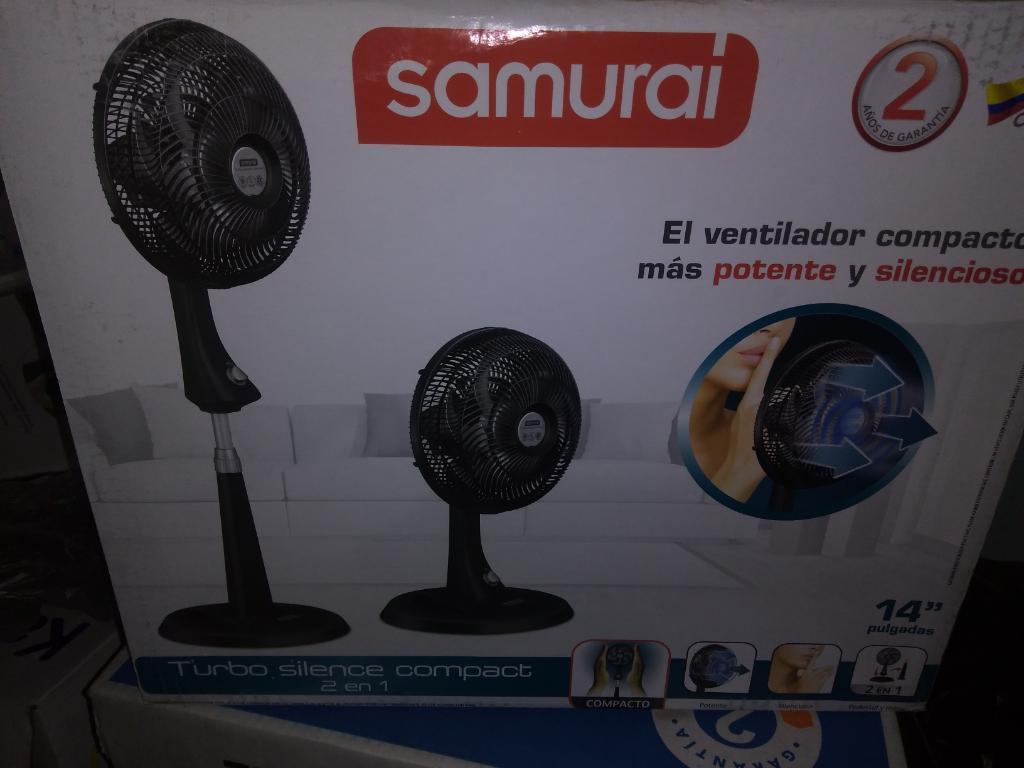 Ventilador Samurai Turbo Silence Nuevos