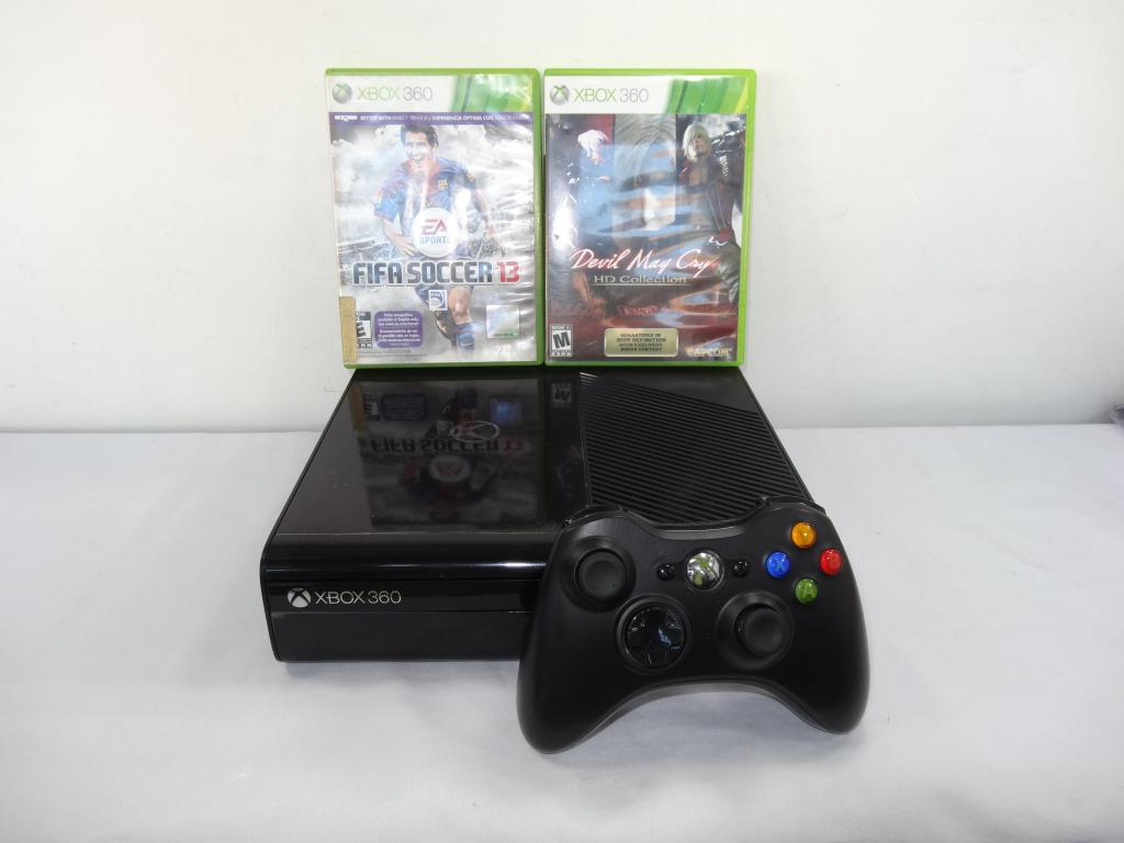 XBOX 360 E ORIGINAL MODELO  CON CONTROL