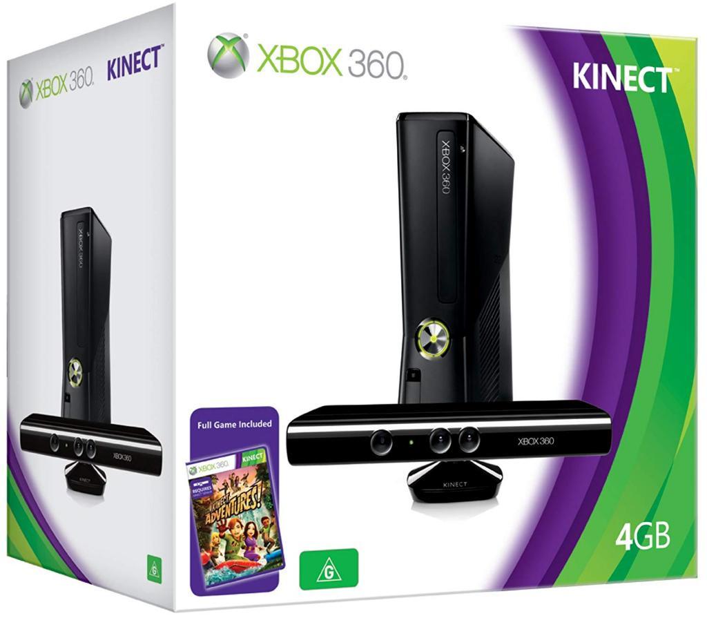Xbox 360 con Kinect 4gb Perfecto Estado