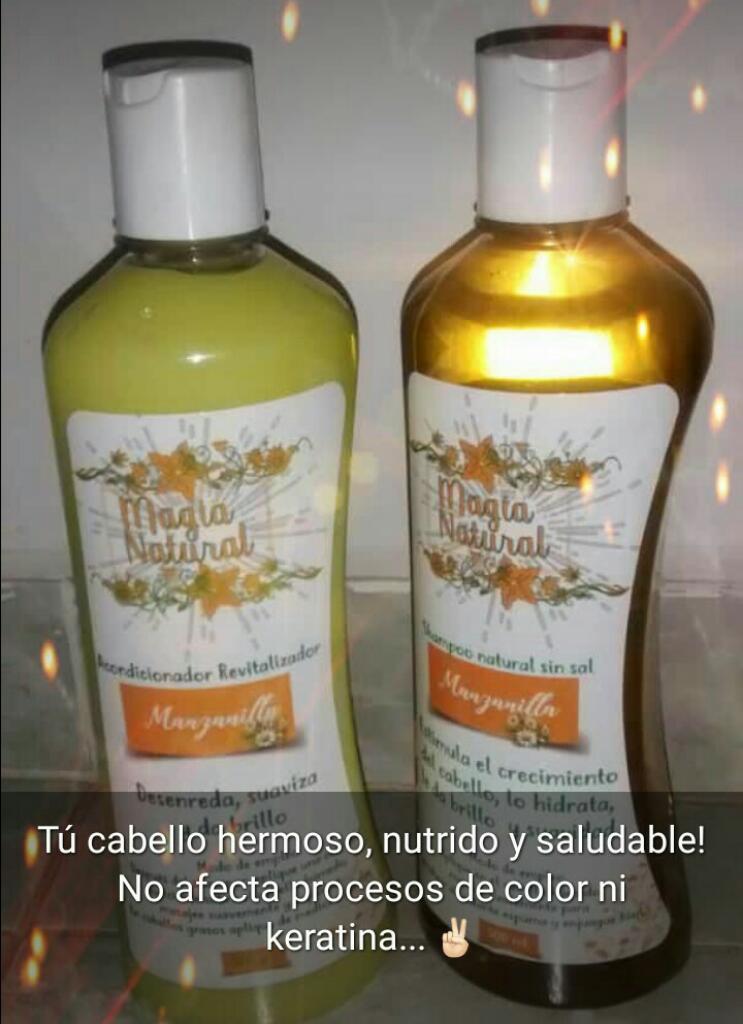 Shampoo Y Acondicionador de Manzanilla