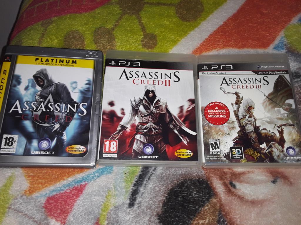 Coleccíon de Juegos Assassin's Creed Ps3