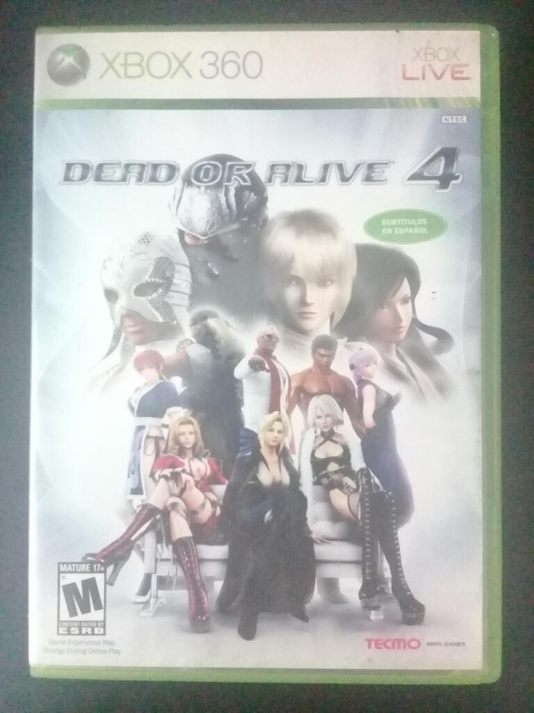 Dead Or Alive 4 Xbox 360 Pelea Cambio O Vendo